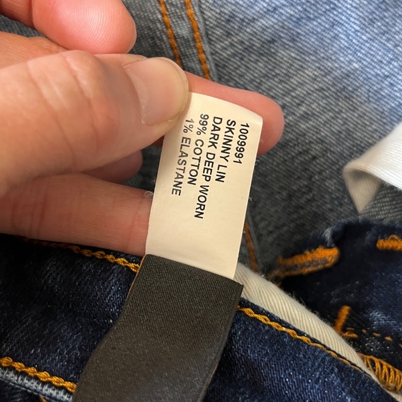 Nudie Skinny Lin Tight Stretch Jeans - Men's Size 34*33 - Blue - Picture 7 of 13